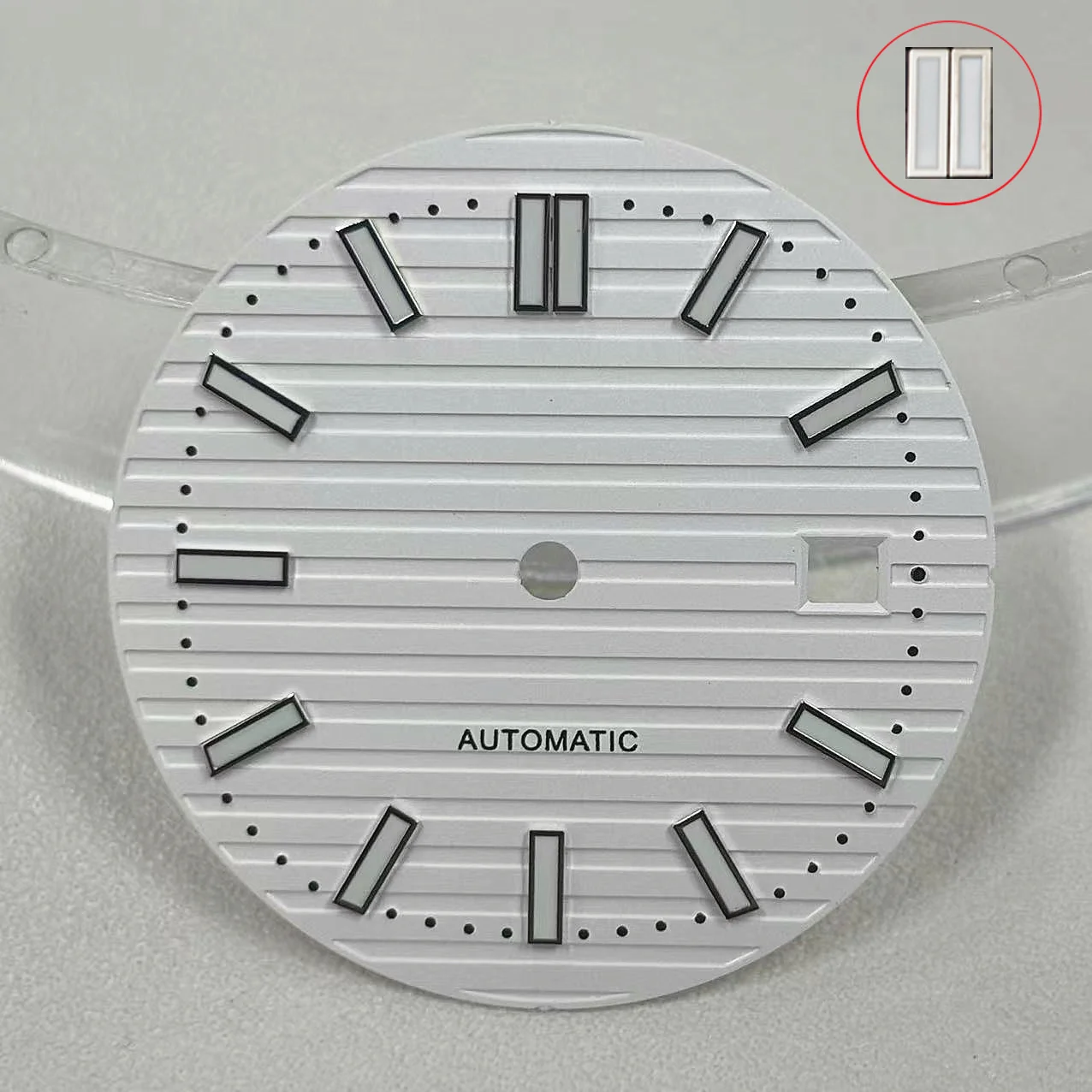 29.8 مللي متر 2813 قرص شعار مخصص قرص نوتيلوس قرص مضيء مناسب لملحقات ساعة الحركة 2813 8215 صيانة الساعة