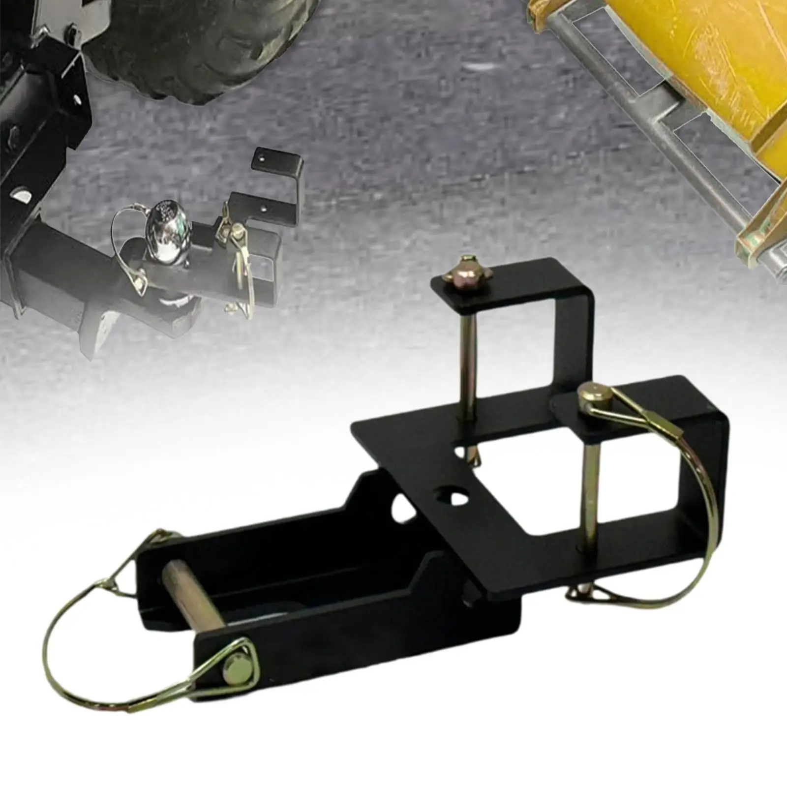 

Garbage Can Coupler Recyclable Containers Hook Better Handing and Control with Removable Clips for Wheeled Trash Garden Tool