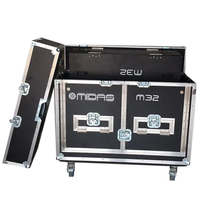 Flight Road Mixer Case for Midas M32 DJ Digital Mixer Air Fly Road Case with Brake Casters