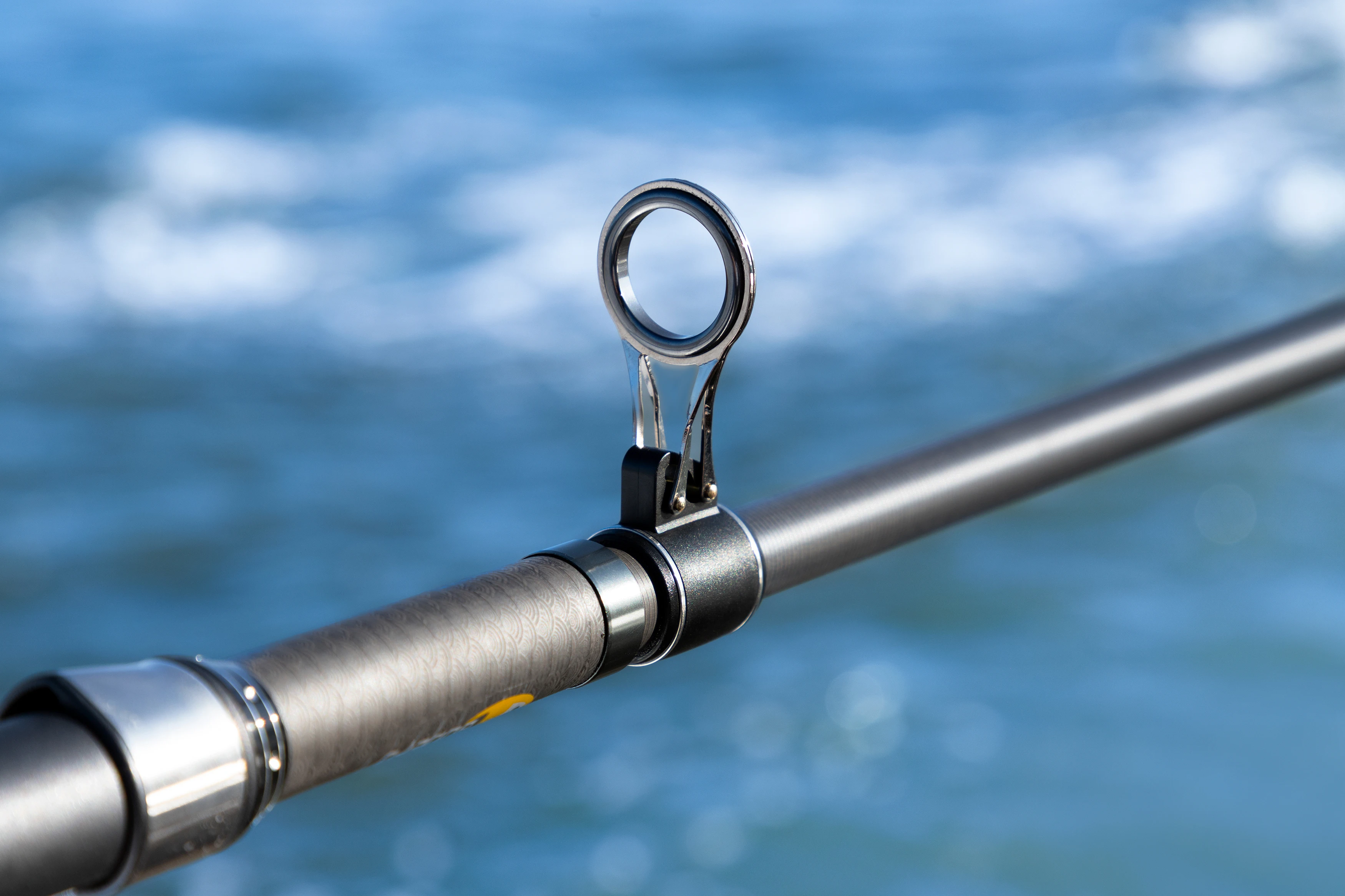 BUDEFO Teleskop-Surf-Spinnrute aus Carbon, Karpfen-Reiserute 4,5/5,0/6,0m, Wurfgewicht 80-150g, Surfcasting-Rute – Detail 3