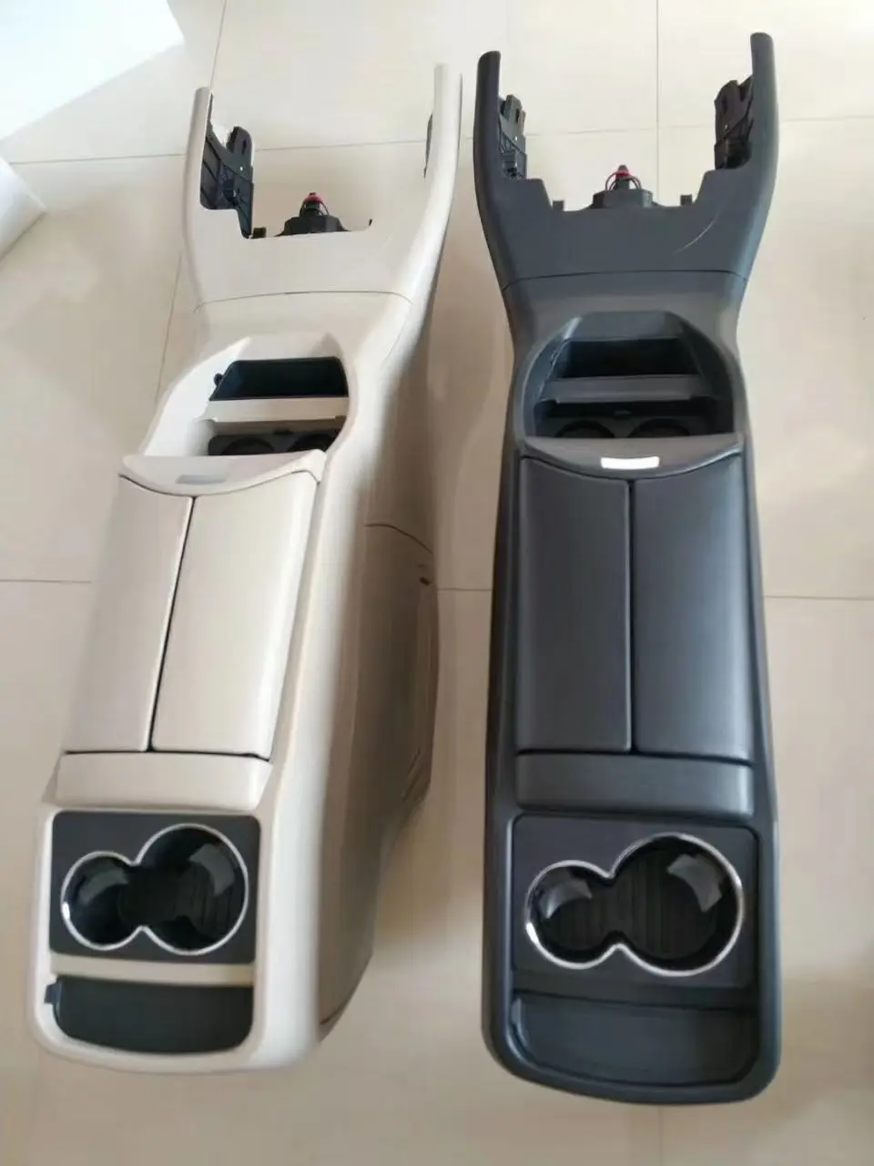 Luxury for Vito/V-Class (V250/V260) Central Console Armrest with Compressor Fridge with Storage Box Front Cup Holder