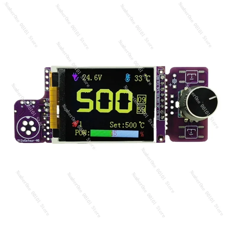 T12 V2.3 Controller Board C210 STC Chip Soldering Station Iron Tips 1.8 Inch Electric Tools Auto-Standby TFT-LCD Disp