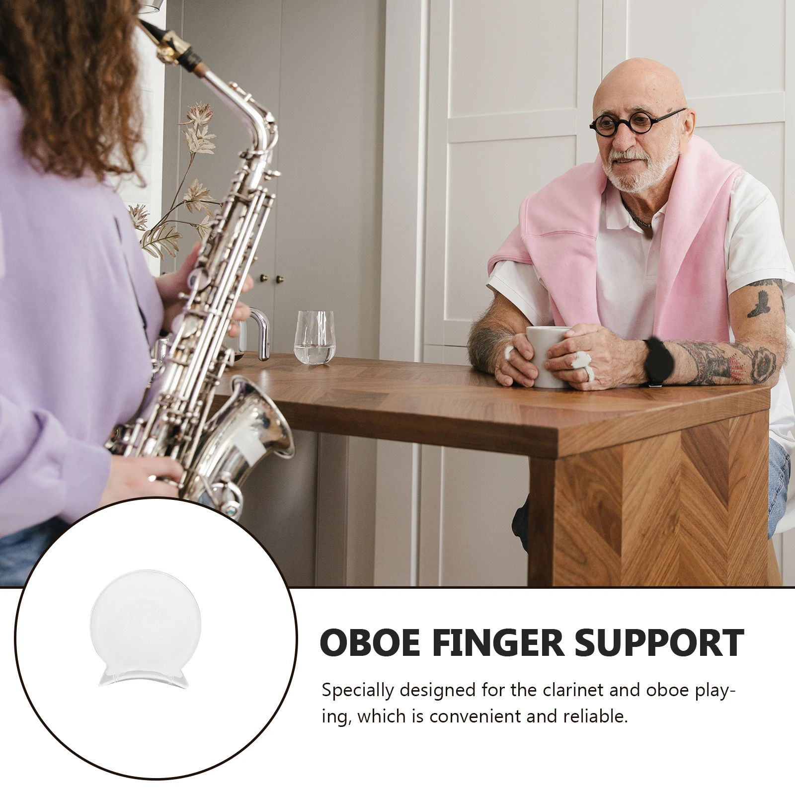 

5pcs Clarinet Thumb Rest Finger Support Cushion Pad for Clarinet Oboe Flute Accessories Durable High Quality Simple Design