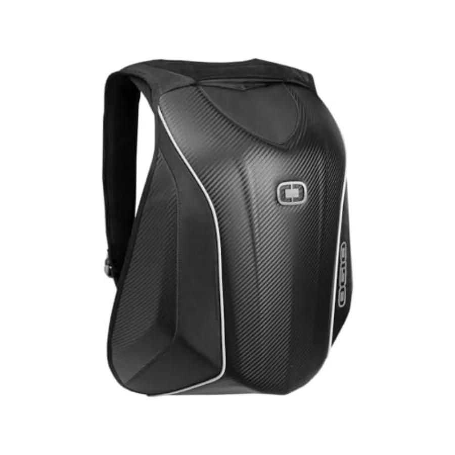 

Motorcycle Backpack for Stealth Black 20.5 H x 14.5 W x 7 D with No Drag Mach 5 Design Durable Material Lightwght and Secure Fi