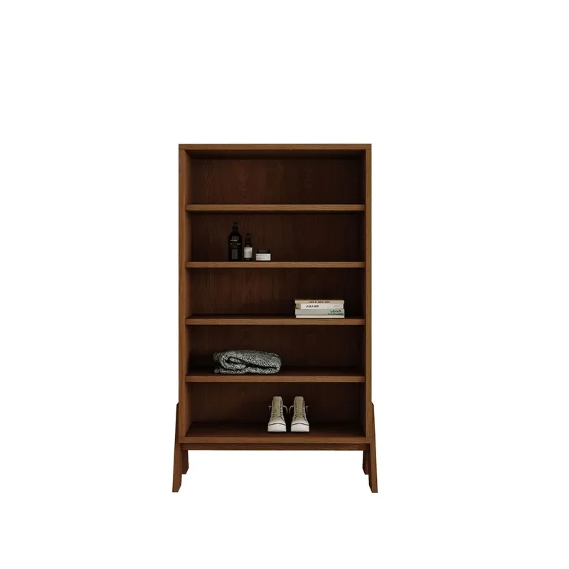 Solid Wood Chinese Style Sideboard Entryway Cabinet Living Room Storage Console Multi Layer Display Shelf Wall Unit Decor