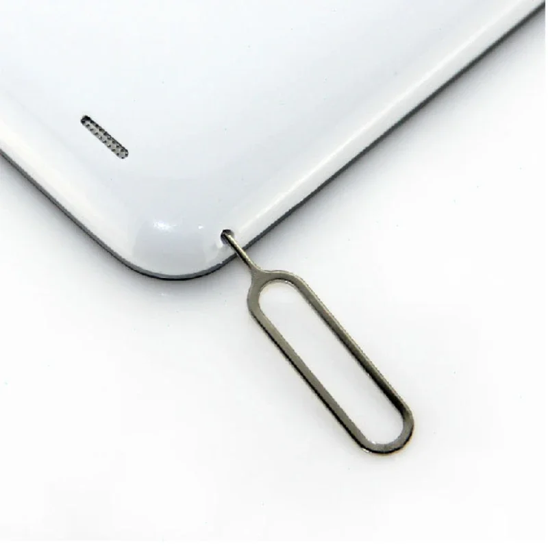 SIM-Kartenfach-Ejektor, Werkzeug zum Entfernen von Eject-Pin-Schlüssel, Nadelöffner aus Edelstahl für die meisten Mobiltelefone