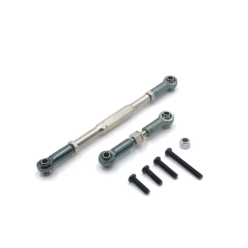 Metal Upgrade Steering Servo Rod RC Car Parts Fit For Henglong FY JJRC 1/16 WPL Remote Control Car Accessories