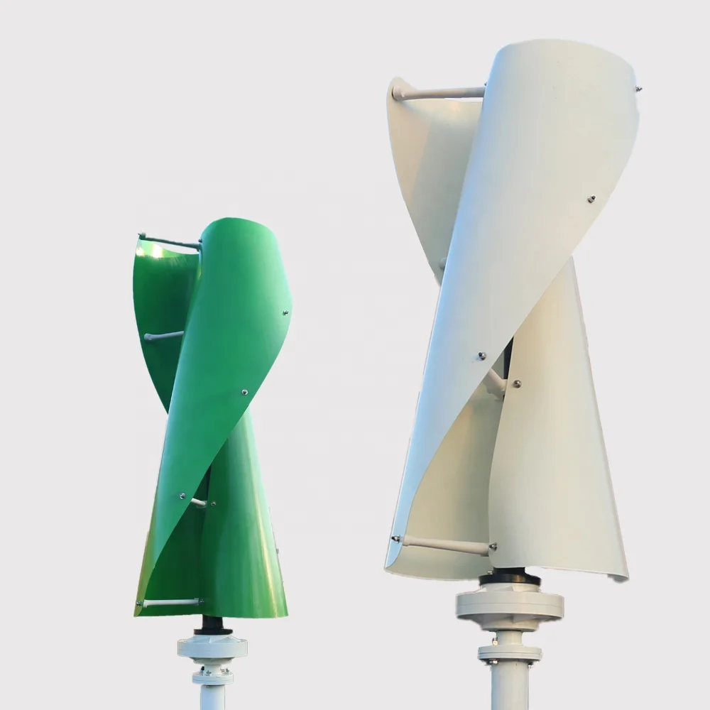 Noiseless 3KW Vertical Axis Wind Turbine Generator High Efficient  for Home
