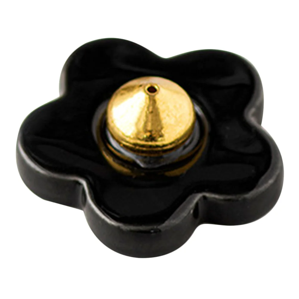 

Ceramic Incense Stick Holder Flower Design Minimalist Small Desktop Incense Burner Elegant Home Decoration Chic Censer Holder