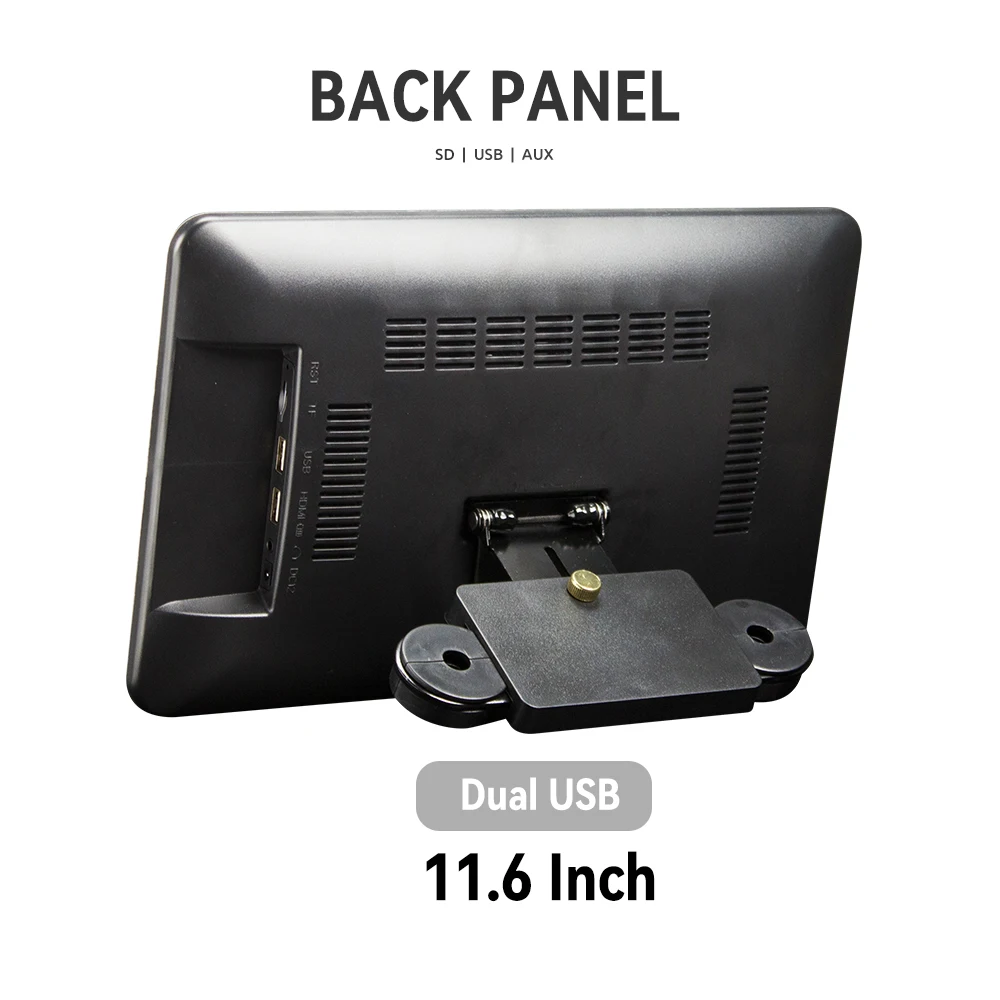 KTYDKP 11.6 بوصة سيارة مسند الرأس رصد مشغل MP5 مرآة ربط HD 1080P فيديو شاشة تعمل باللمس مع USB/SD/BT مشغل وسائط متعددة