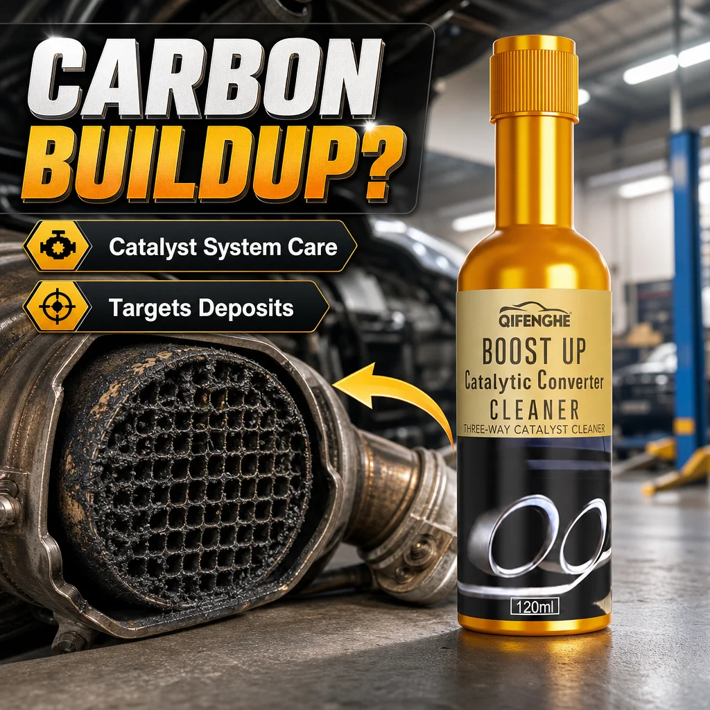 120ml Catalytic Converter Cleaner Car Exhaust System Fuel Additive Three Way Catalyst Cleaning Booster Emission Cleaner