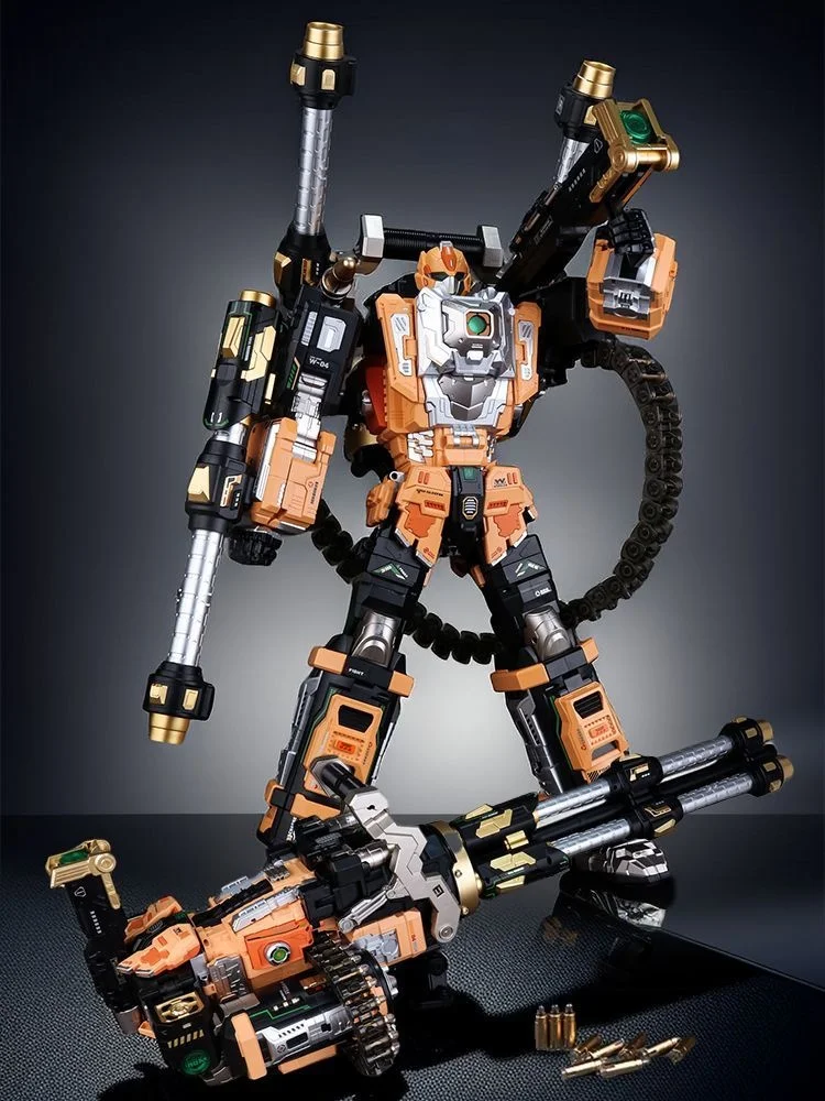 Gatling Judge Decider Firing Bullets Hard Man Overwhelmer Transformable Gun Model Toy King
