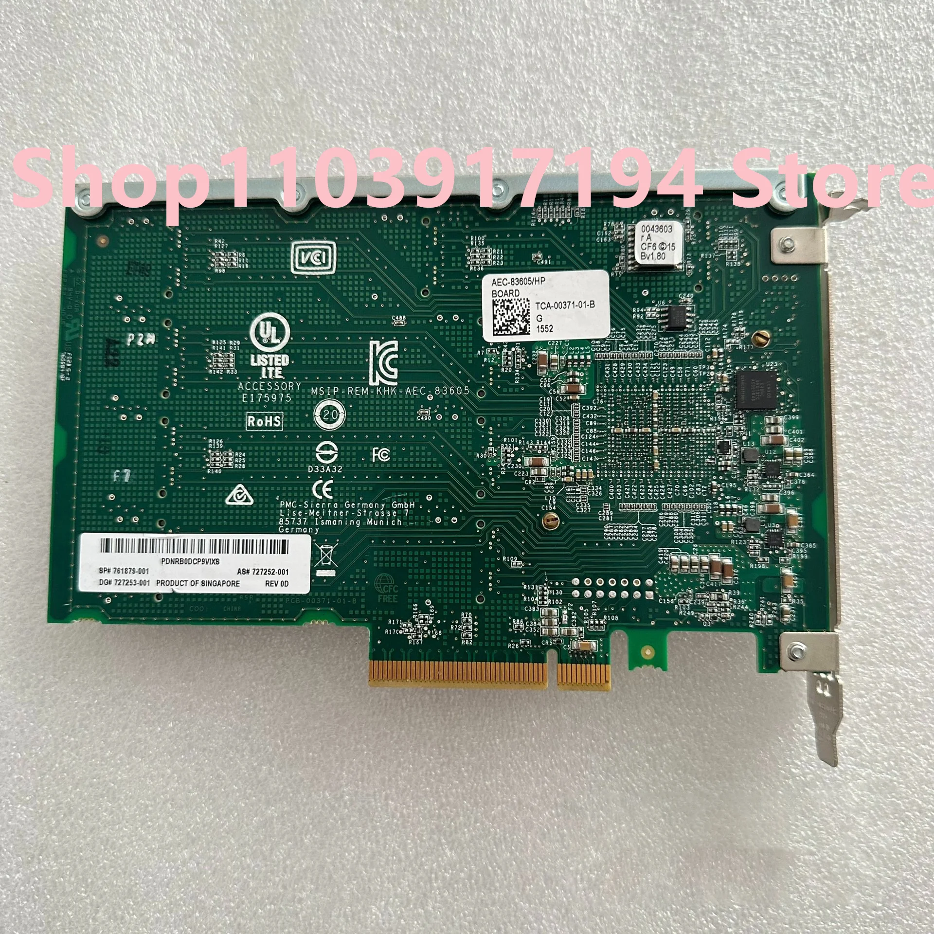 DL380 G9/G10 761879-001 AEC-83605/HP 876907-001 727252-001 727253-001 Hard disk 9-port Expansion card