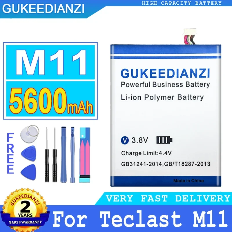 

5600mAh GUKEEDIANZI Battery For Teclast M11 10pin 8line Big Power Bateria