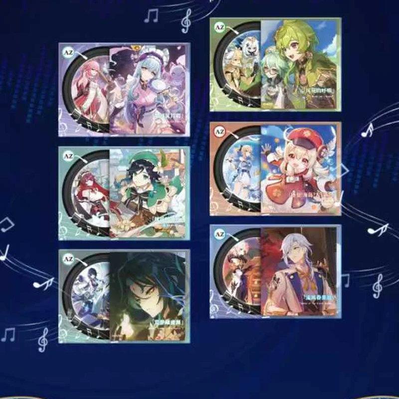 2025 Laiman Genshin Impact Collection Cards Box Epic Craft Card TCG Pack Anime Game CCG Board هدايا تجارية ألعاب لعبة الطاولة