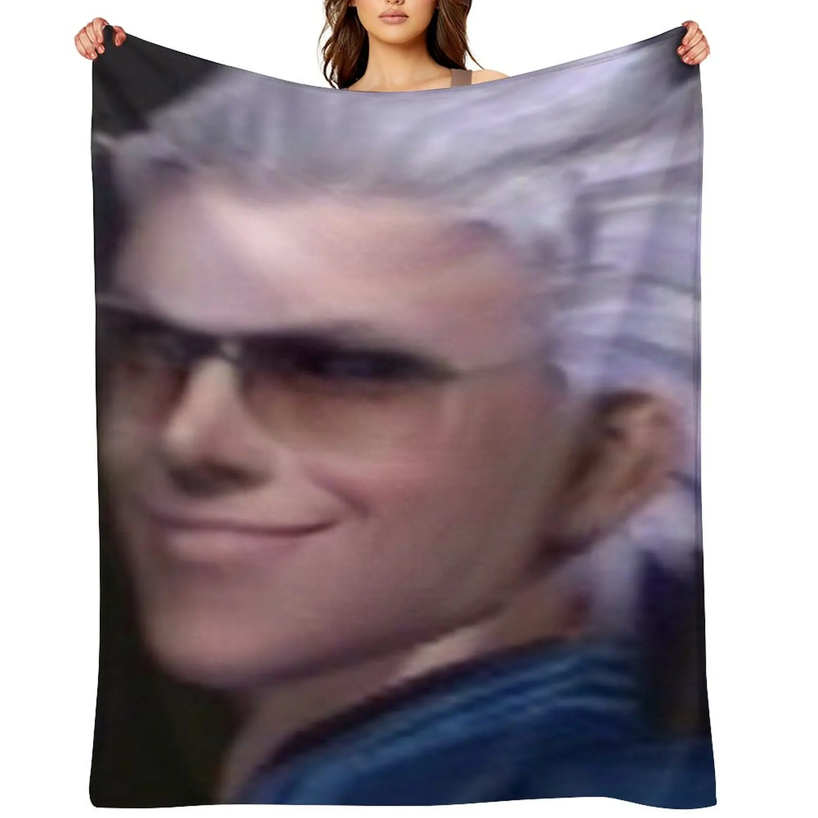 

Vergil From the Devil May Cry Series Throw Blanket heavy to sleep Plaid on the sofa Warm Thins Blankets