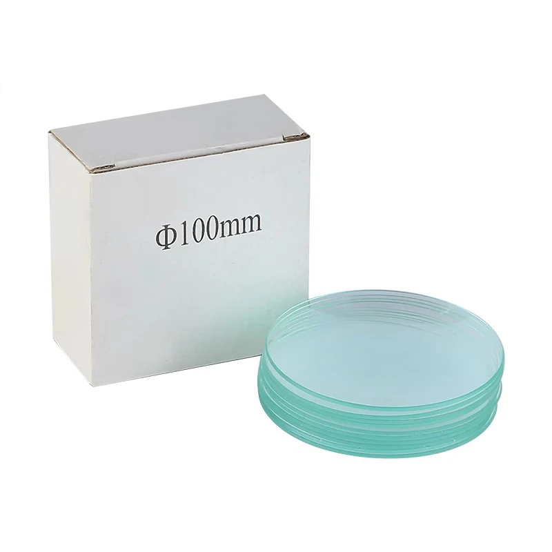 10pcs/box Lab Glass Watch Dish Beaker Lid with Curved Surface Evaporation Crystallization Dish 50 60 70 80 90 100 120 130 150mm