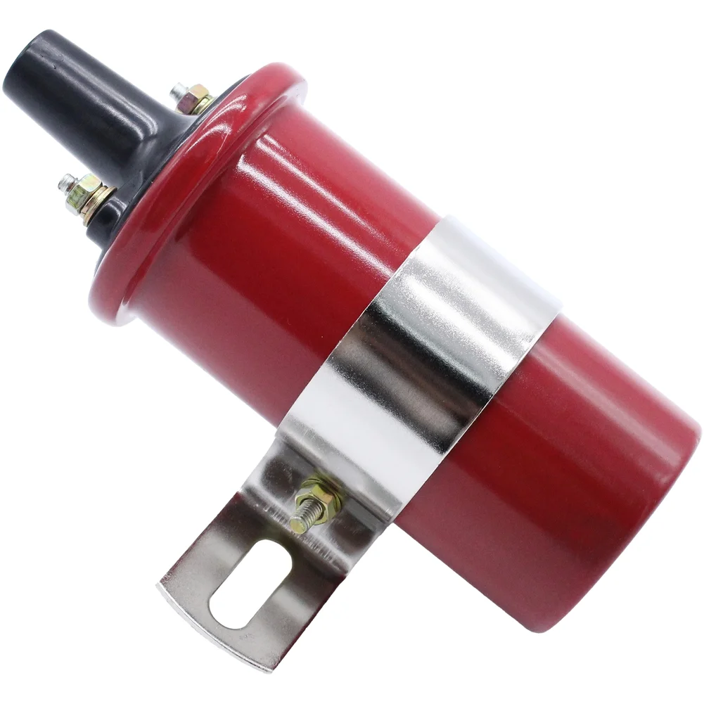 High Voltage Coil Ignition Coil 45000 Volts Output Stainless Steel Build Wear Resistant For Engine Compartment