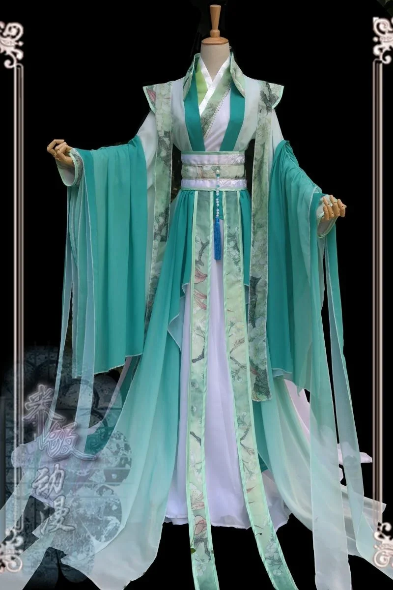 

Novel Tian Guan Ci Fu Qi Rong Cosplay Antique Costume Men's Costumes Hanfu Chinese Ancient Anime Suits Prop Adult Size