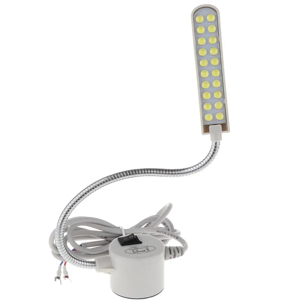 Magnetic Base LED Sewing Machine Lamp Adjustable Flexible Gooseneck Light for Home Hobby Use