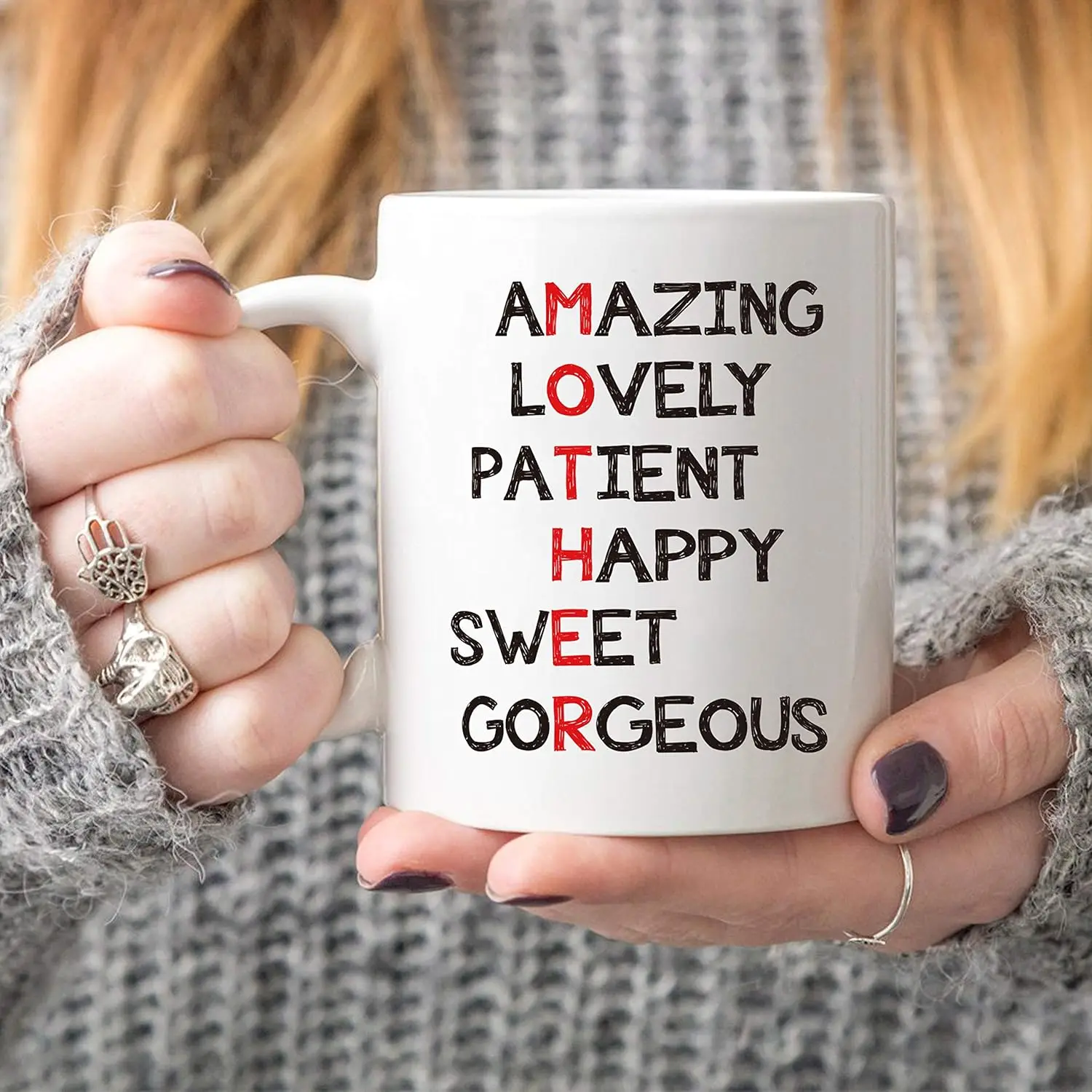 

Christmas Gifts Definition Mother Funny Coffee Mug for Mom, Best Mothers Day Gifts from Child Daughter Son Kids, Unique Birthday
