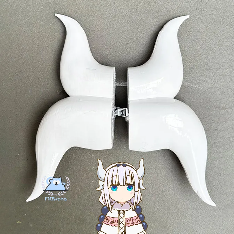Anime Dragon Maid Kanna Cosplay Prop Kanna Kamui sombreros cuerno de dragón para fiesta de Halloween adultos mujeres hombres juego de rol