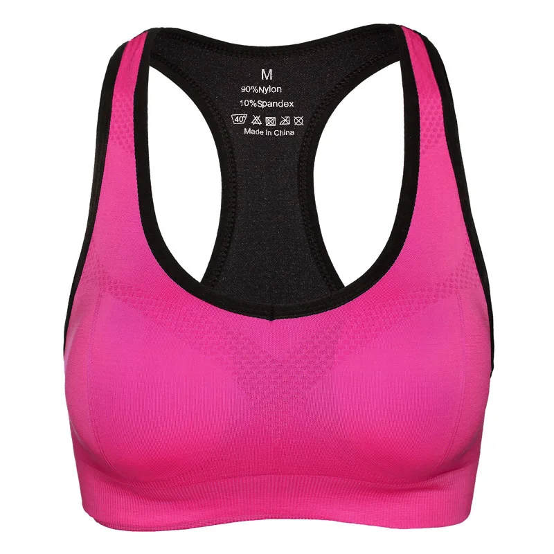 Vest-style Sports Bra without Steel Ring Hollow Shockproof Yoga Running Fitness Sports Underwear