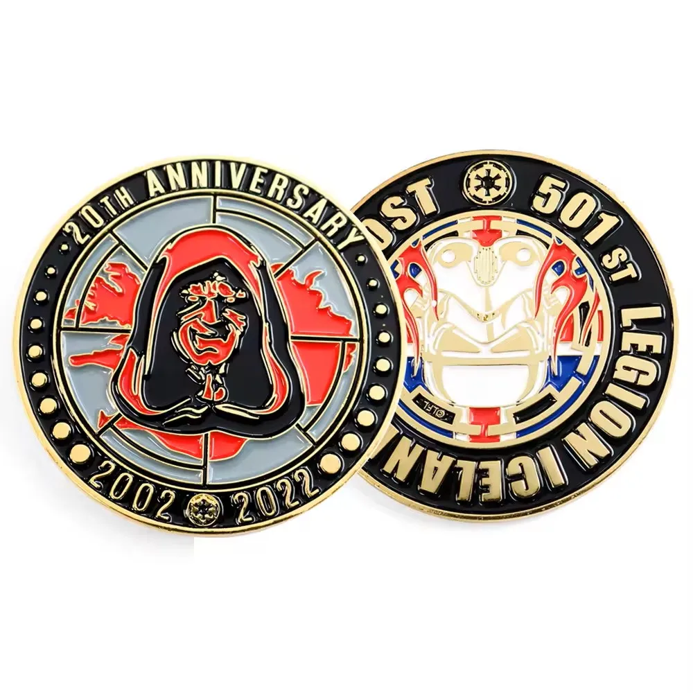 Personalized Customize Metal Coin Company Silver Double Side 3D Coin Enamel Logo Commemorative Coin for Souvenir Gifts