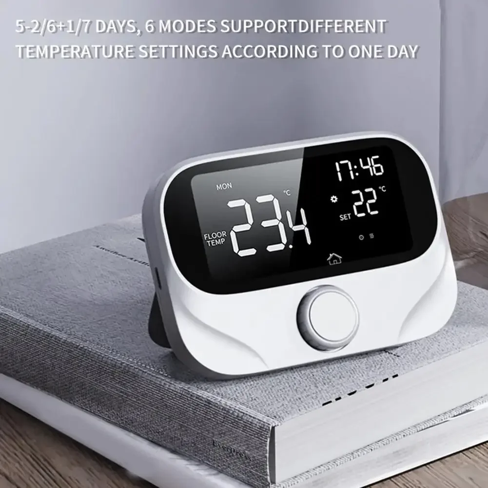 For Tuya For Smart Home Wifi Boiler Thermostat LCD Display Temperature Controller For Alexa Support Voice Control