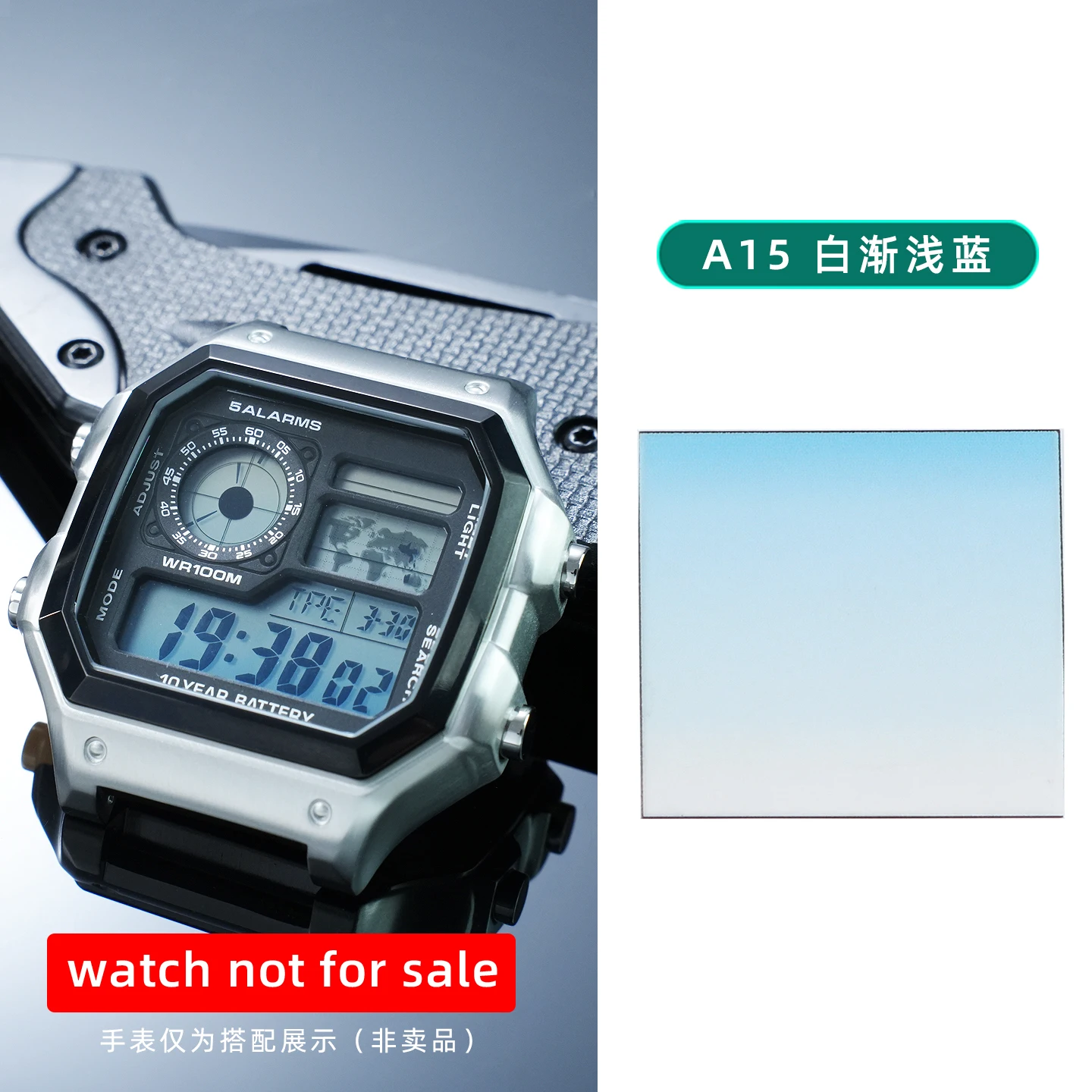 AE1200 Bildschirm-Farbwechsel-Aufkleber für Casio 3299 AE-1200 AE1300 DIY Ins-Style Bildschirmfarbe HD-Folienaufkleber Modifikationszubehör