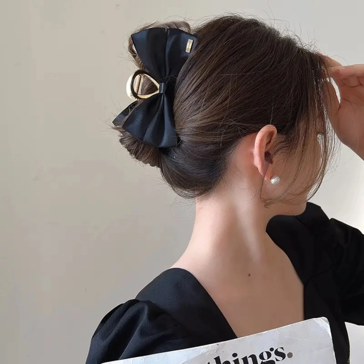 Fliege Clip Rückseite des Kopfes Haarnadel