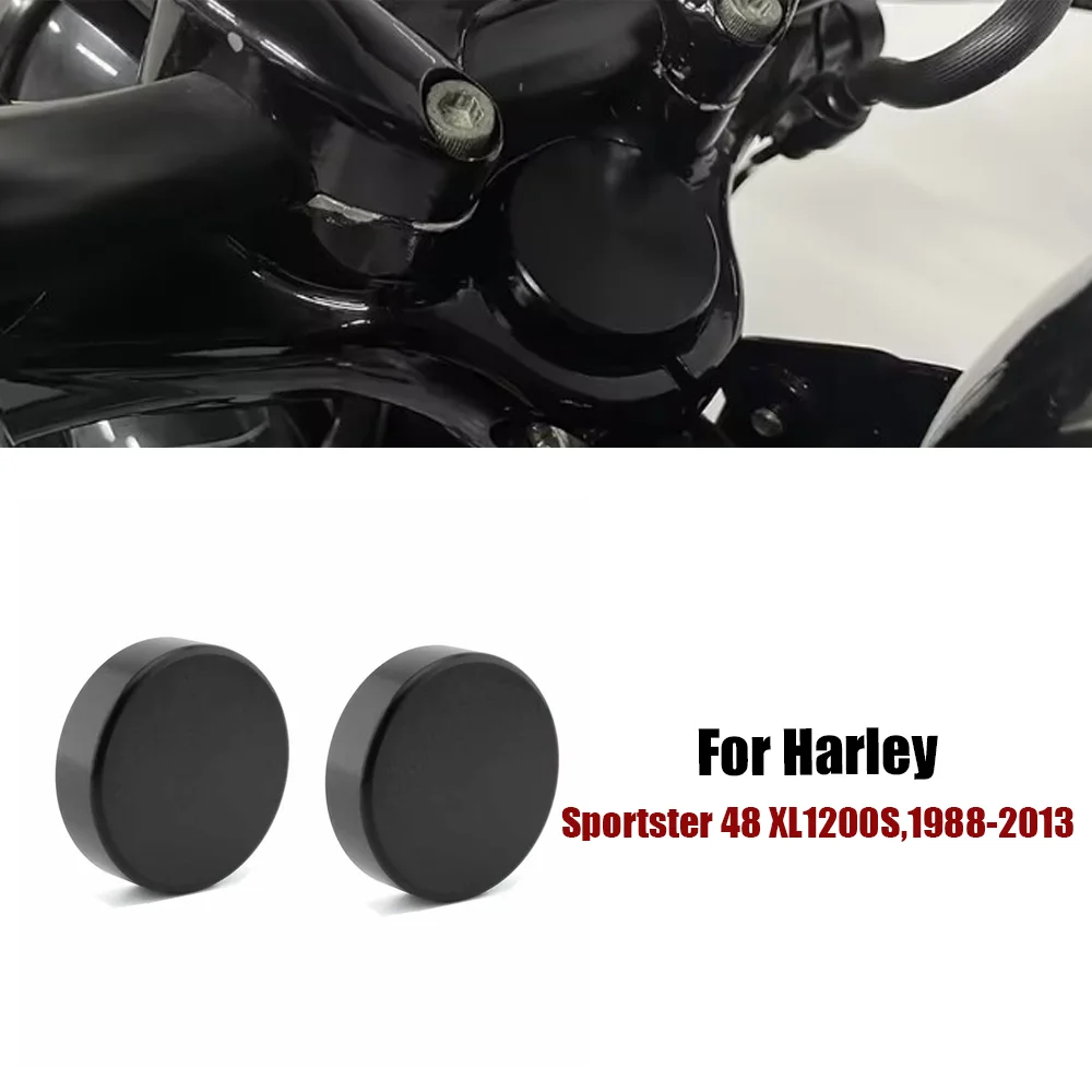 

Алюминиевая верхняя вилка мотоцикла, центральная крышка для Harley Sportster 48 XL1200C XL1200S XL1200X XL1200XS 1988-2015 XL 1200C