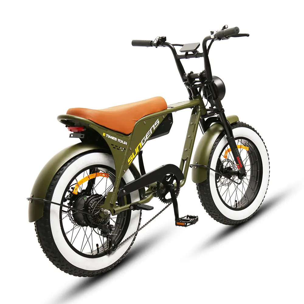TXED New Trend Single Speed Electric Fat Tire Bike 500W Electric Sports Motorcycle