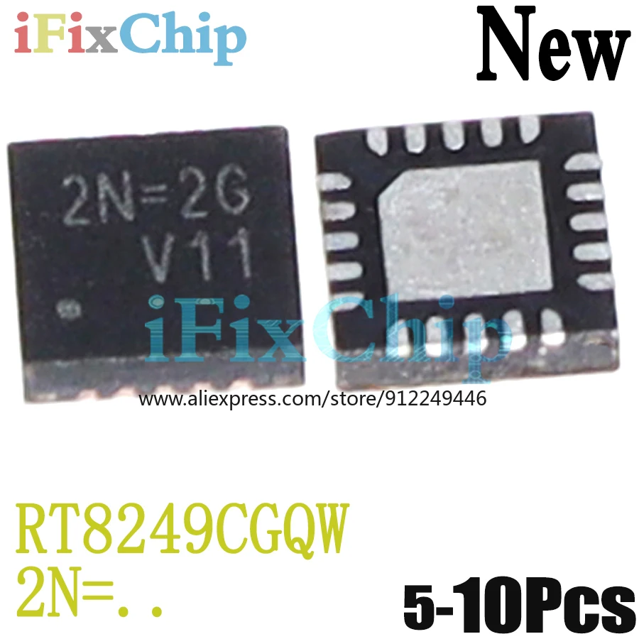 (5-10piece) 100% New RT8249CGQW RT8249C 2N=2A 2N=2J 2N= QFN-20 Chipset