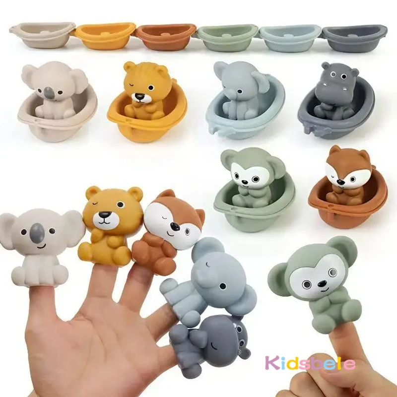 Juego de juguetes flotantes de baloncesto para baño de bebé, juego educativo de agua con red de succión de aro y bolas de animales, juguetes acuáticos divertidos para niños pequeños