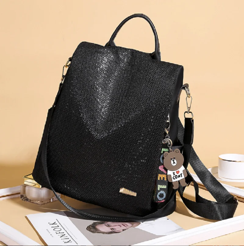 

2026 New Women's Fashion Oxford Anti Theft Travel Backpacks High Capacity Shoulder Bags Notebook School Bag Crossbody Knapsack