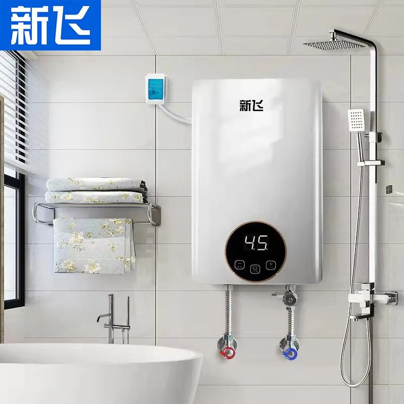 

Instant Water Heater Intelligent Remote Control Electric Instant Shower Heater Bathroom Kitchen Low Consumption Electric Heater