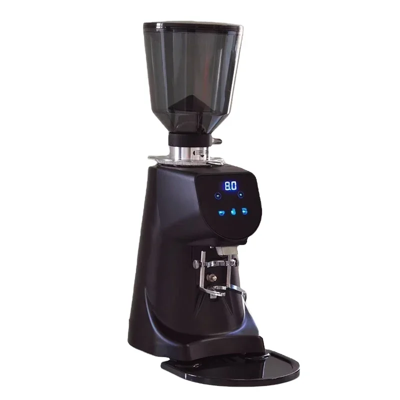 

Premium Quality Time Setting Commercial Flat Burr Coffee Grinder Machine