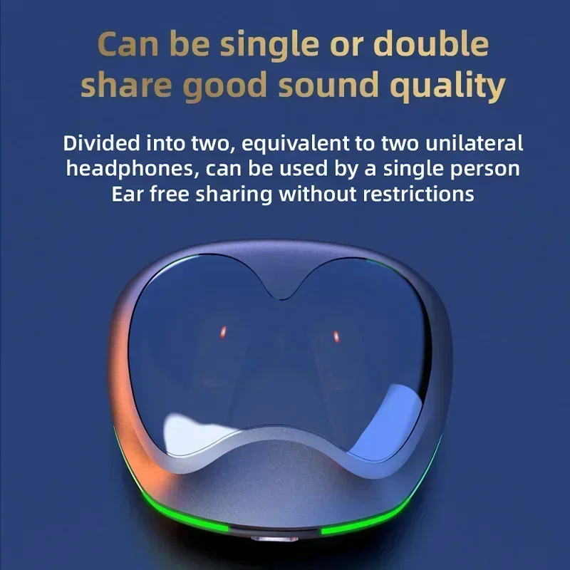 سماعة بلوتوث لاسلكية TWS مع ميكروفون، سماعات أذن بخاصية إلغاء الضوضاء، سماعات بلوتوث ستيريو، سماعات رأس لاسلكية هوائية