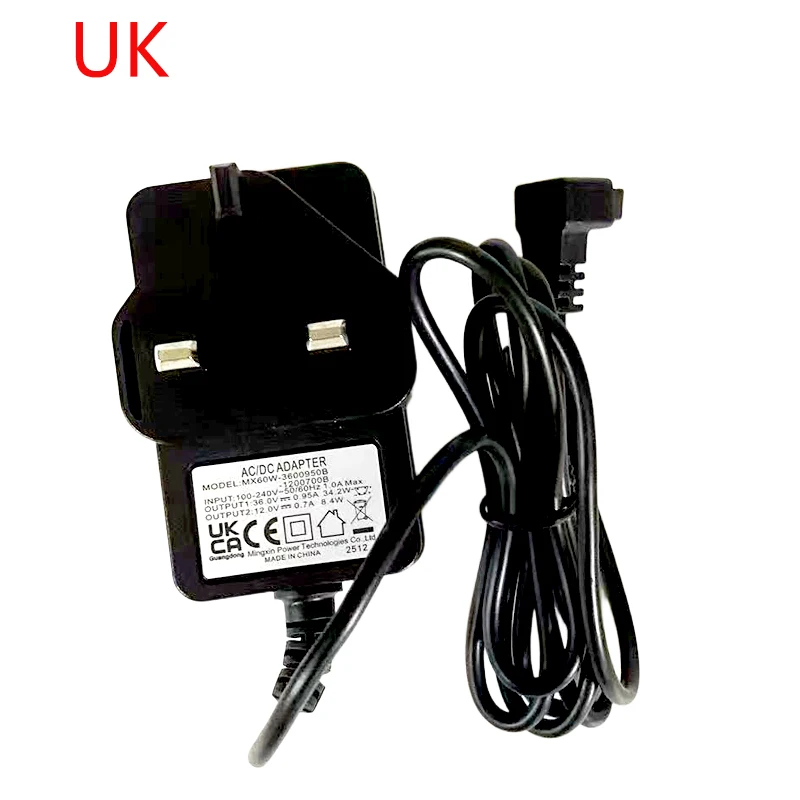 مصدر طاقة DITONG MX60W مناسب لجهاز عرض HY300Pro+، 36 فولت/0.95 أمبير و12 فولت/0.7 أمبير