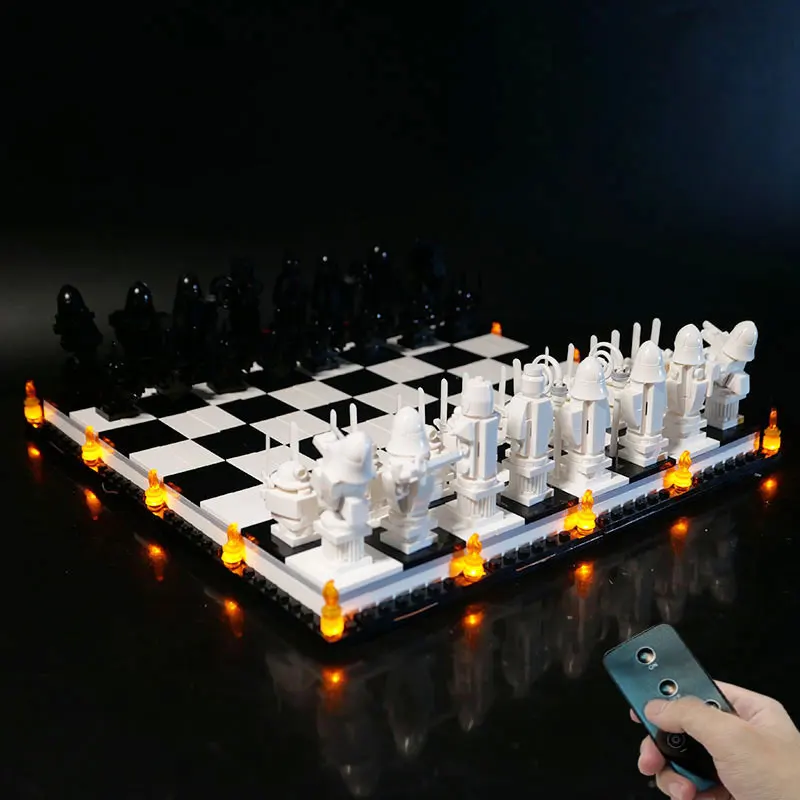 LED Light Kit For LEGO 76392 Wizard’s Chess Decorative Lamp DIY Gift (Not Include Building Blocks Bricks Kits Sets Model) - Image 2