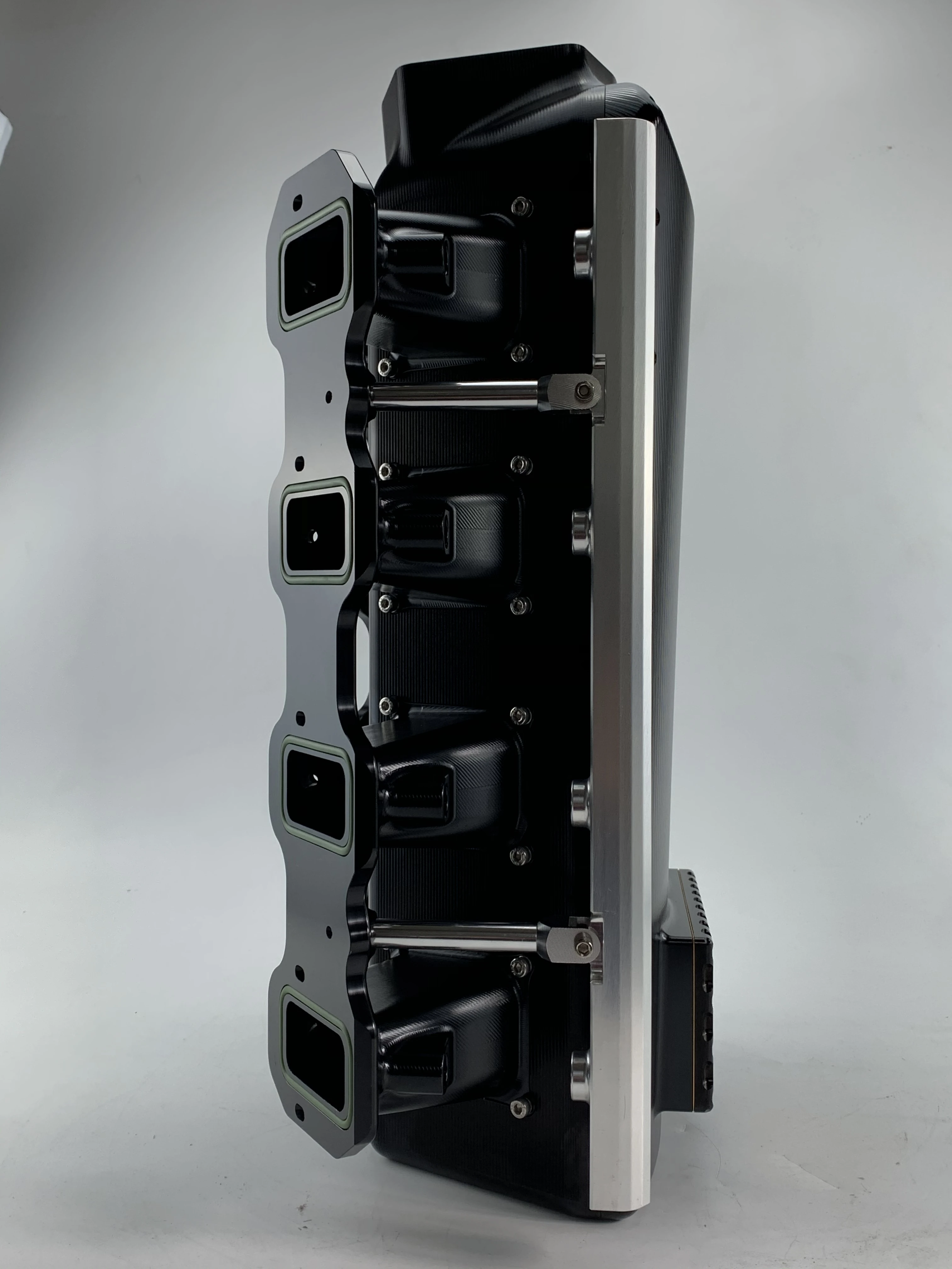 مخصص LS3 CNC الألومنيوم البليت مشعب السحب حالة جديدة قطع غيار السيارات #4