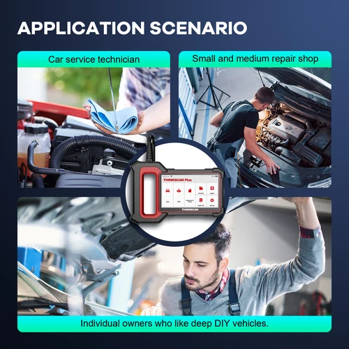 Imagen 2 del producto THINKCAR Thinkscan Plus S7/S6/S4 OBD2 herramientas de diagnóstico Thinkscan Plus, escáner automotriz OBD2, transmisión/ABS/SRS, S7/S6/S4