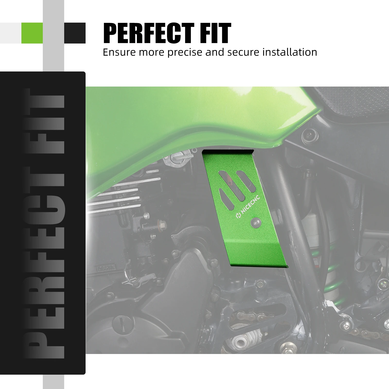 

Motorcycle Fuse Box Protector Guard Cover for Kawasaki KLR 650 KLR650 2008 2009 2010 2011 2012 2013 2014 2015 2016 2017 2018