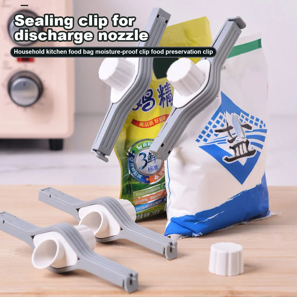 

Sealing Clips Portable Package Sealer Food Bag Closure Clip Reusable Fresh-Keeping Moisture-Proof Bag Clip Kitchen Accessories