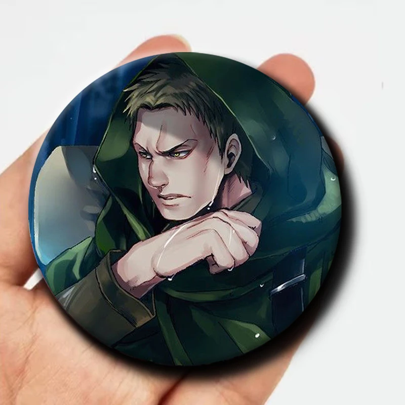 Cartoon Character Reiner Braun Button Pin Anime Role Reiner Braun Brooch Creative Badge for Backpack