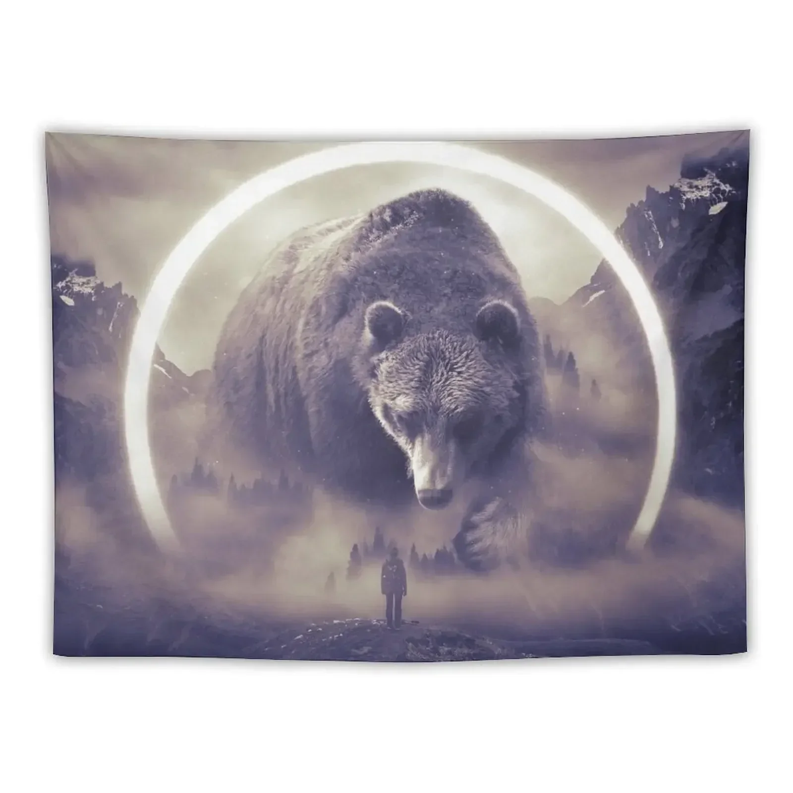 

aegis II | bear Tapestry Room Aesthetic Decor Carpet Wall Hanging Wall Tapestry