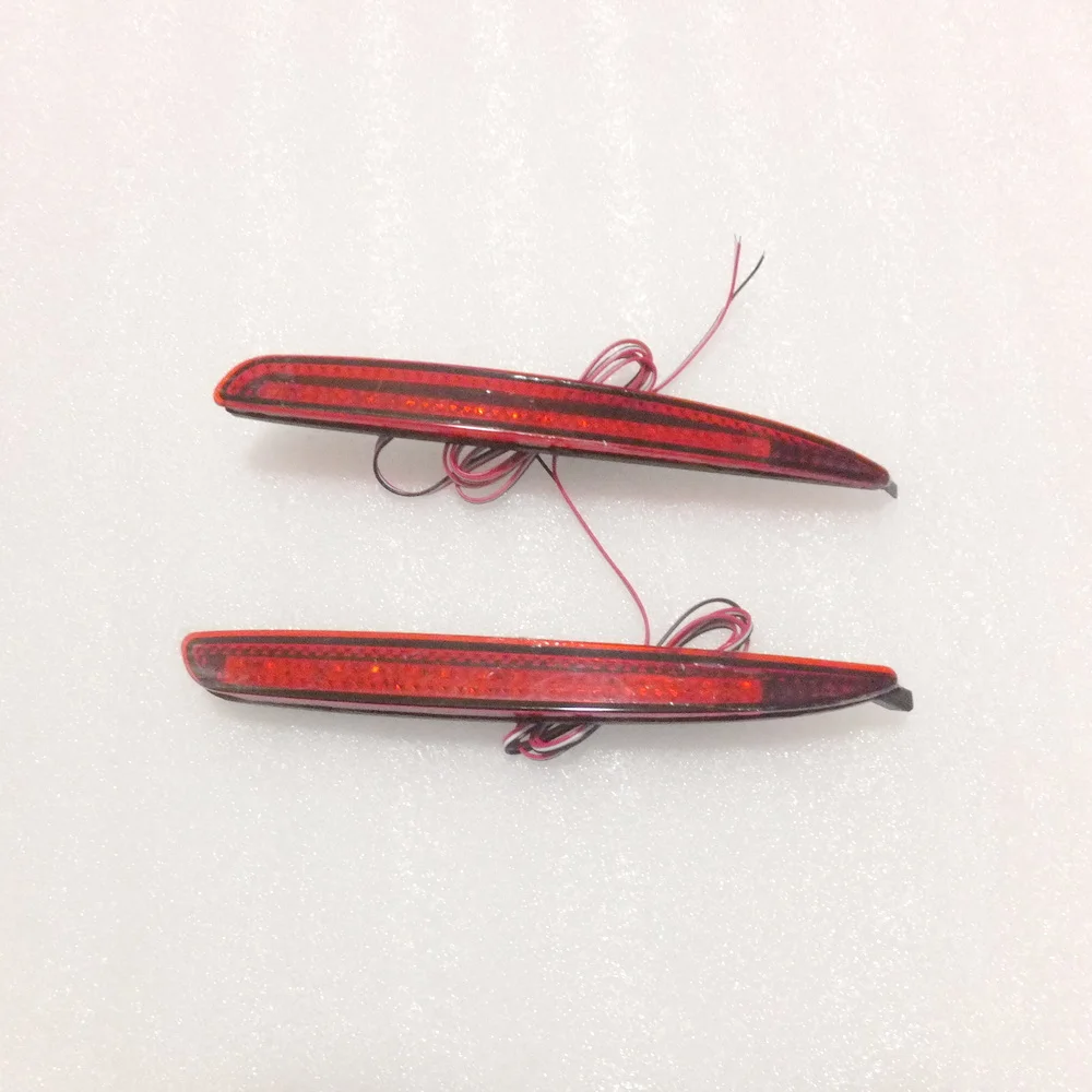 

July King Car Brake Lights Compatible for Mazda 6, 30 LEDs Rear Bumper Brake Light + Night Running Lights DRL