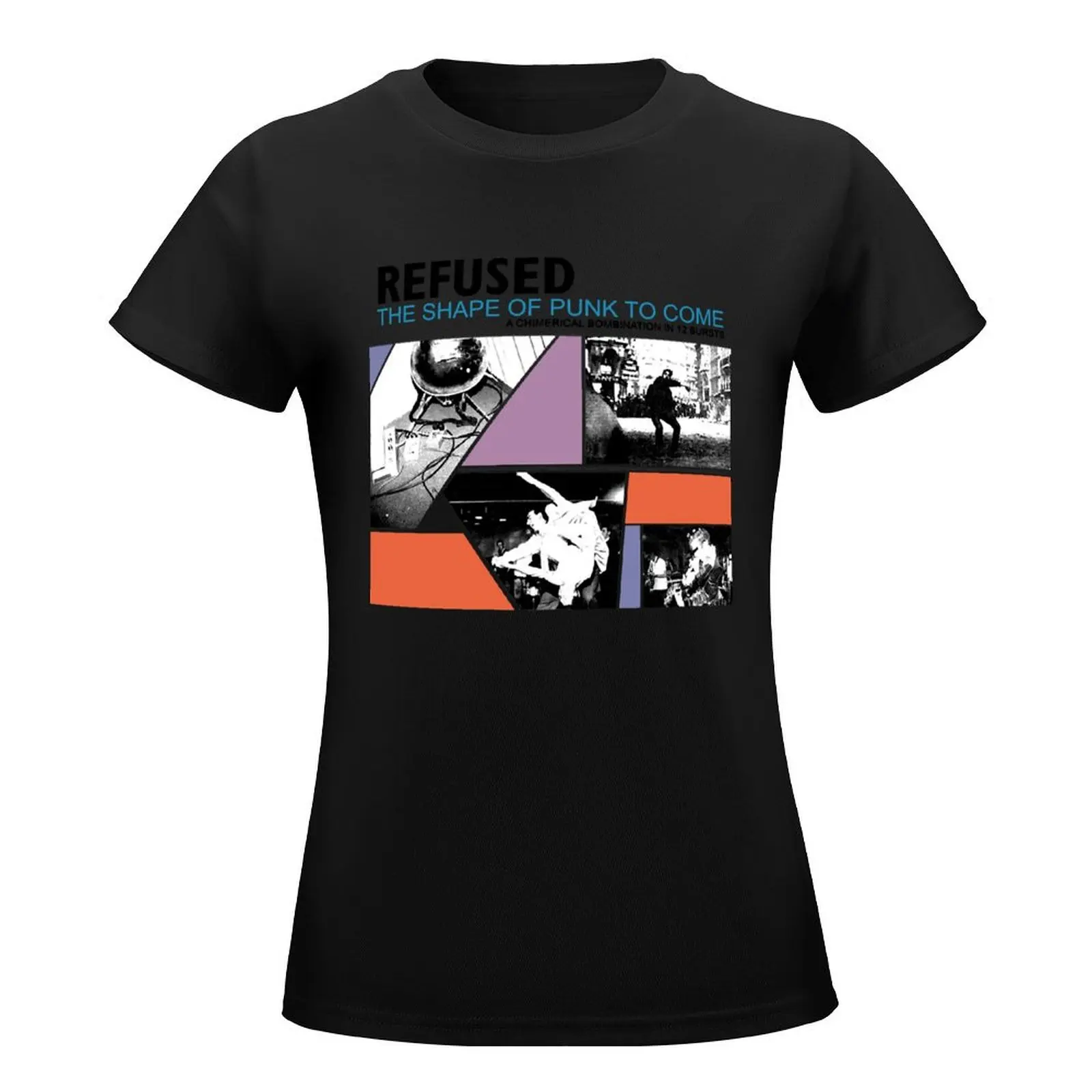 Refused 12 Bursts T-Shirt Blouse oversized Female clothing hippie clothes t shirts for Women