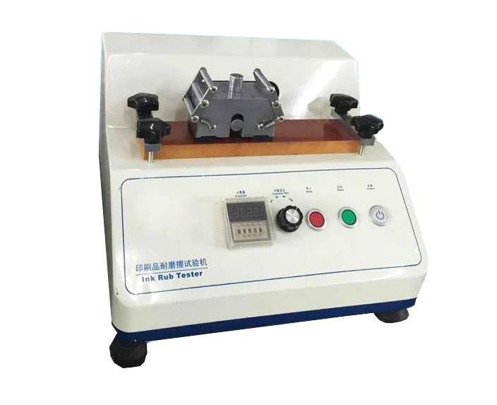 Abrasion Resistance Test Machine Stickers Label Ink Rub Tester ASTM D5264 Paper and Printing Ink Rubbing Fastness Test Device